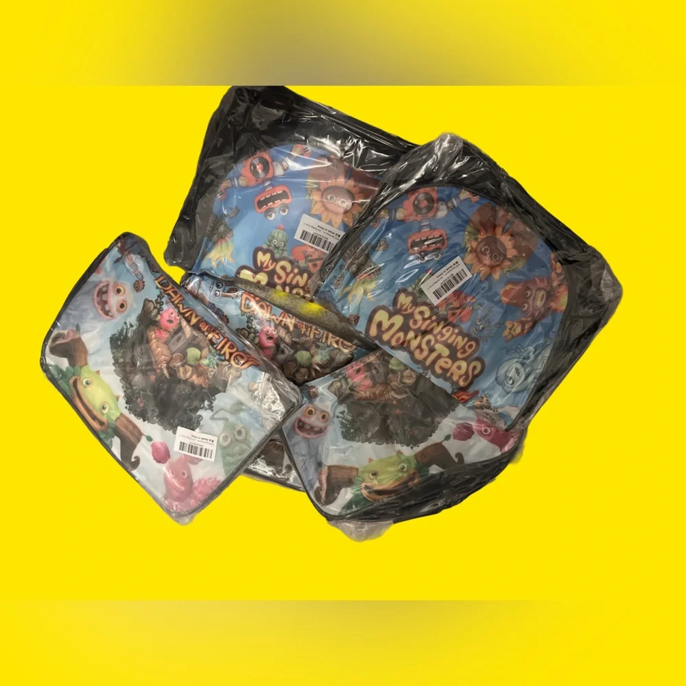 My Singing Monsters Backpack/Bookbag Multi, Unisex NWT